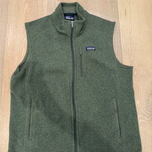 Patagonia Men's Green Fleece Sweater Vest